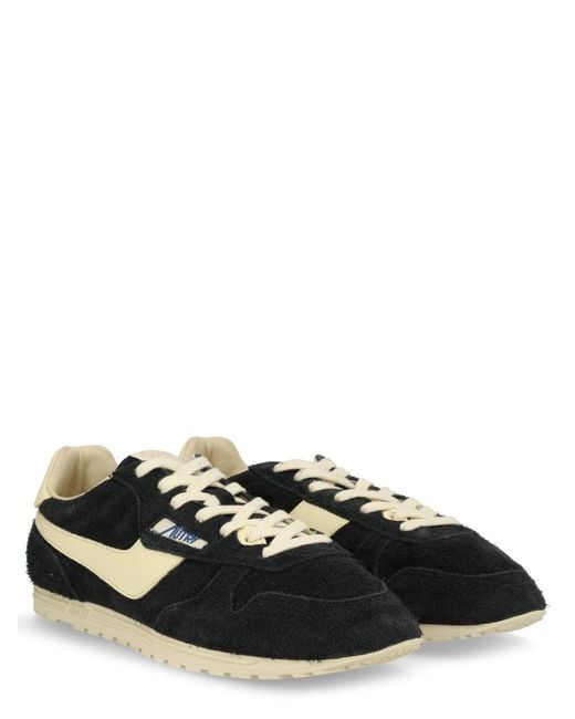 Autry Black Color Block Sneakers for men