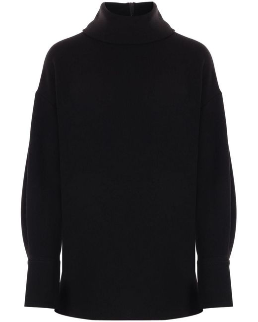 Alberto Biani Blue High-neck Jumper