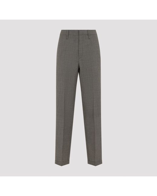 Prada Wollen Broek in het Gray voor heren