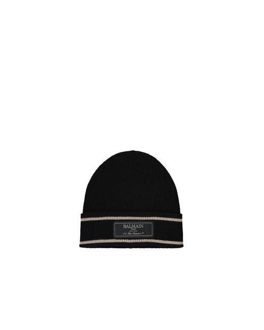 Balmain Wollen Hoed in het Black