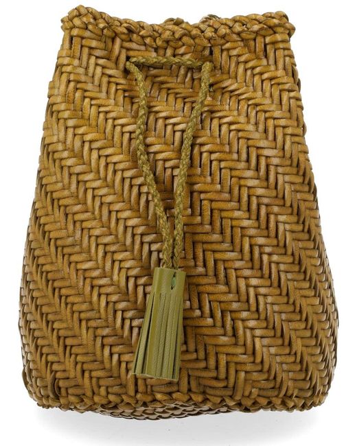 Dragon Diffusion Natural Leather Clutch