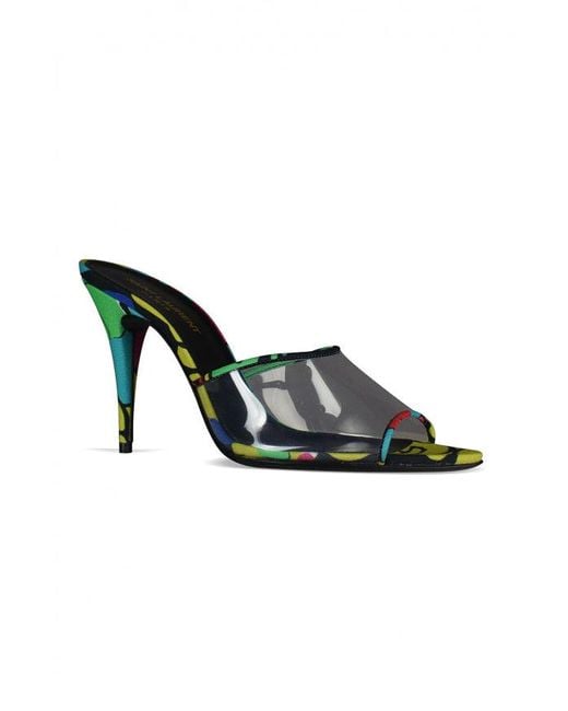 Saint Laurent Multicolor Mules Lolita