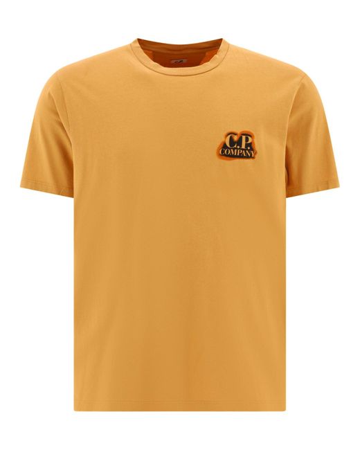 C P Company C.P. Firma "British Sailor" T -Shirt in Yellow für Herren