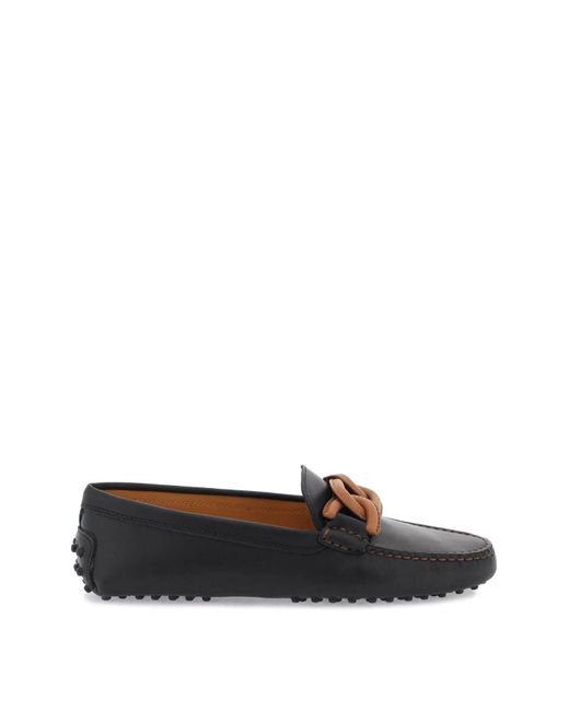 Tod's Gommino Bubble Kate Loafers in Gray | Lyst