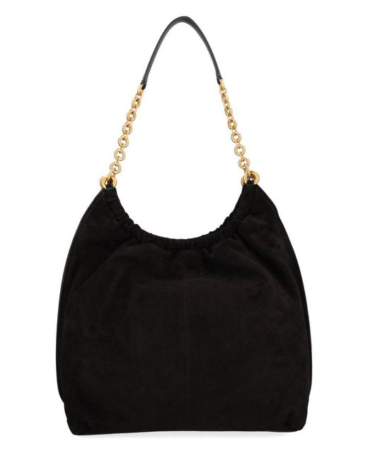 MICHAEL Michael Kors Black Mini Indie Therge Shoulder Bag