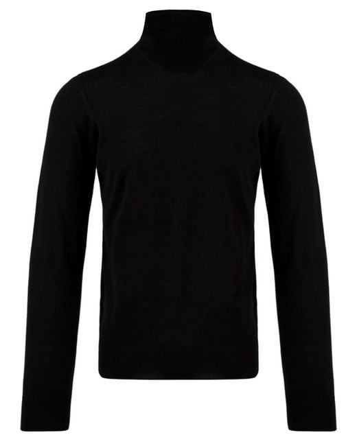Drumohr Pullover schwarz in Black für Herren