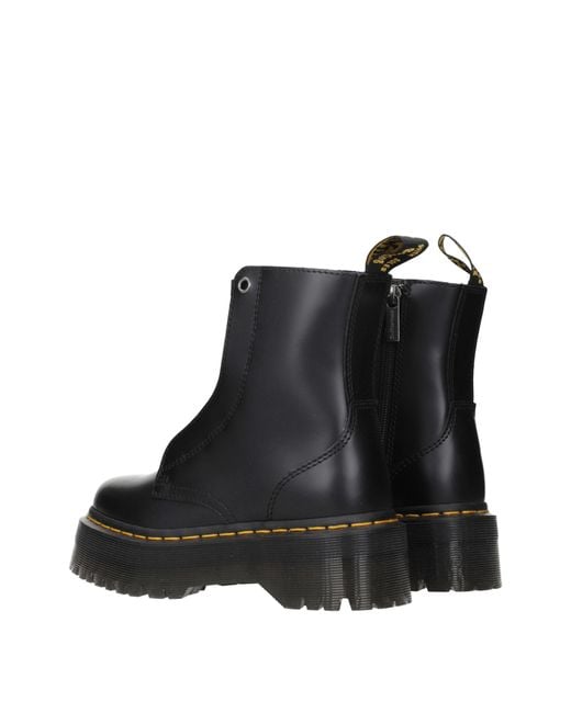 Dr. Martens Black Dr. Martens Stivaletti Jarrick Donna Pelle Nero for men