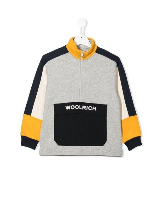 Woolrich Black Color Block Anorak