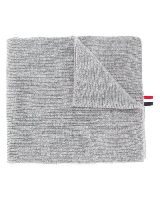 Sciarpa Con Righe di Thom Browne in Gray da Uomo