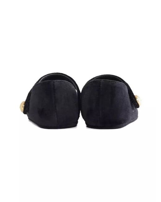 Balmain Black Ballet Flats With Bow
