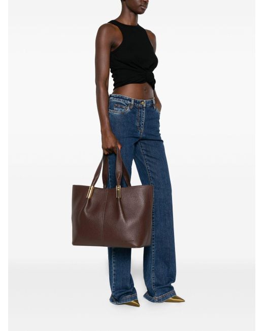 Elisabetta Franchi Brown Einkaufstasche