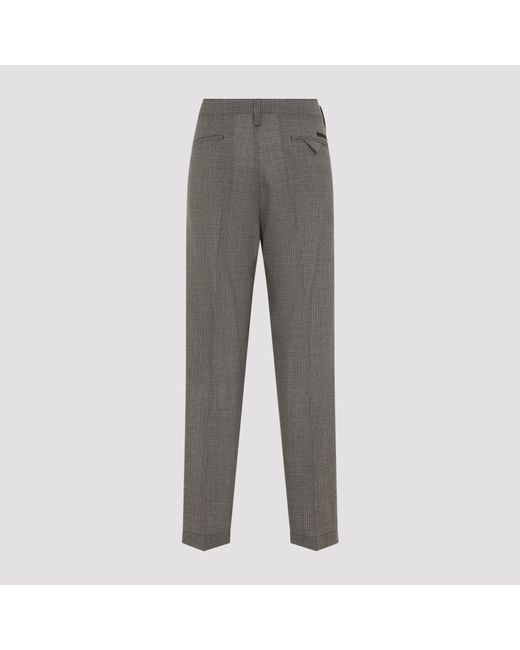 Prada Wollen Broek in het Gray voor heren