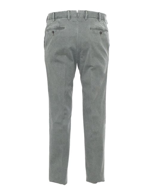 PT01 Gray Slim, Flat Front, Diagonal Pockets And Other