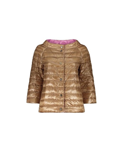 Herno Brown Reversible Ultralight Down Jacket