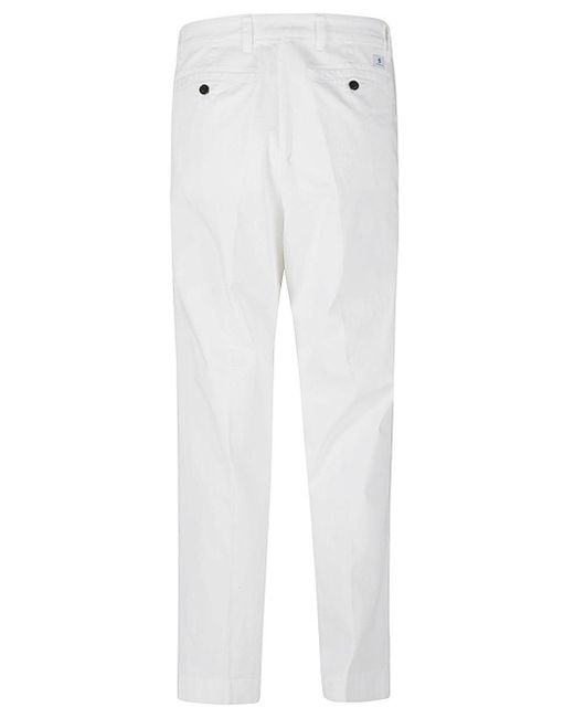 Department 5 White Wide Leg Trousers