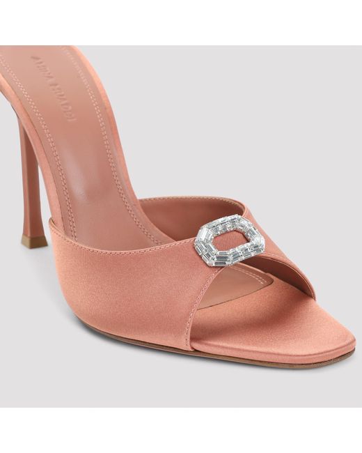 AMINA MUADDI Pink Mini Camelia Slipper