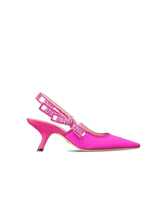 Dior Pink J'a Slingback Pumps