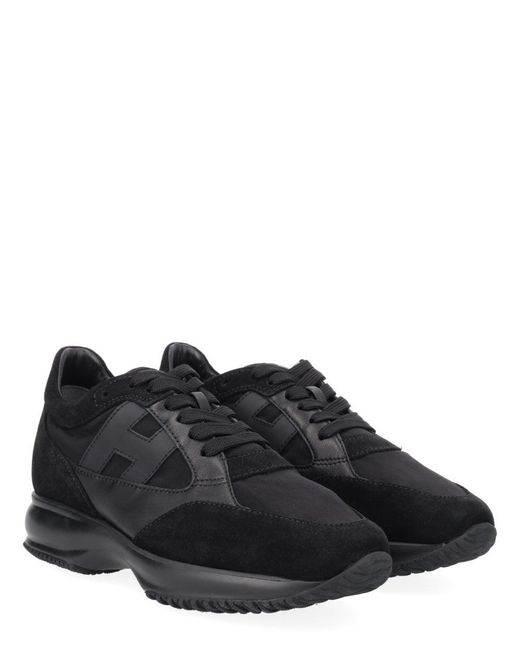 Hogan Black Interactive Sneaker