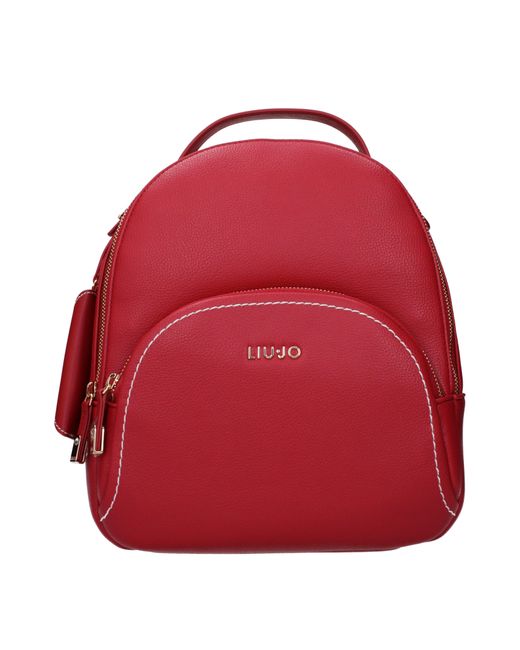 Liu Jo Zaini und Marsupi Manh Frau Red/Pompeian Red Polyester mit einem roten und einem weißen Streifen