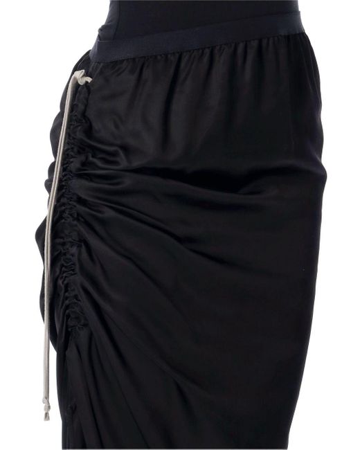 Rick Owens Black Long Skirt