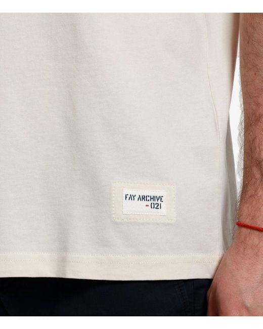 Fay White T Shirts And Polos