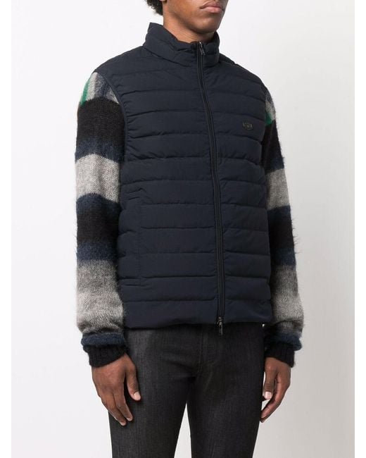 Emporio Armani Blue Logo Down Vest