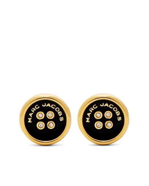 Marc Jacobs Oorbellen Met Knopen in het Black