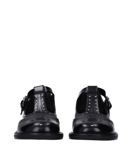 Miu Miu Black Derby Leather