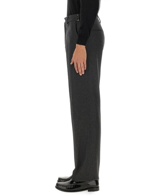 Fendi Black Luxury Cashmere Pants for men