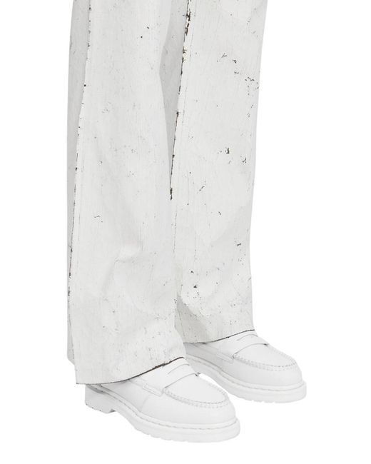 Mm6 Maison Margiela X Dr.martens White Loafer