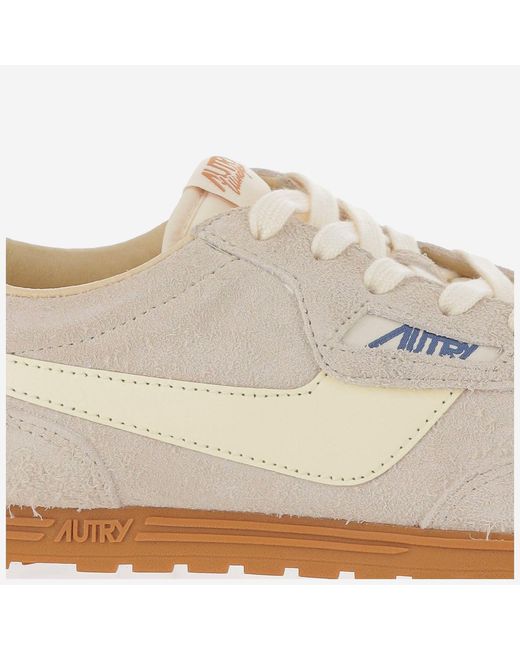 Autry Windspin Leder -Turnschuhe in Natural für Herren