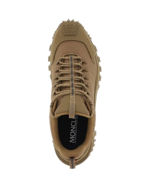 MONCLER X ROC NATION Brown Trailgrip Low Top Sneakers for men