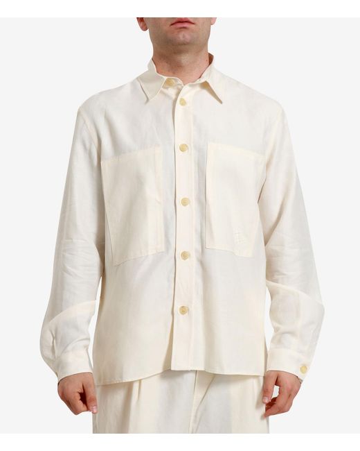 Laneus White Shirts