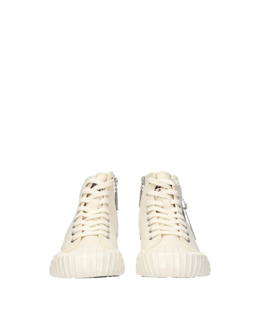 KENZO Sneakers Woman Fabric Beige/cream in het White