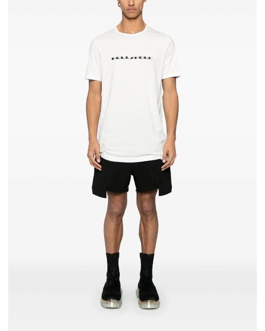 Rick Owens White Drkshdw Level T T-Shirt