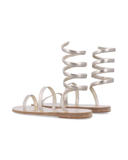 Ancient Greek Sandals White Ancient Greek Ofis Sandals