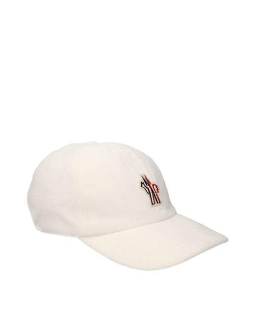 Moncler White Hats Polyester/Dirty