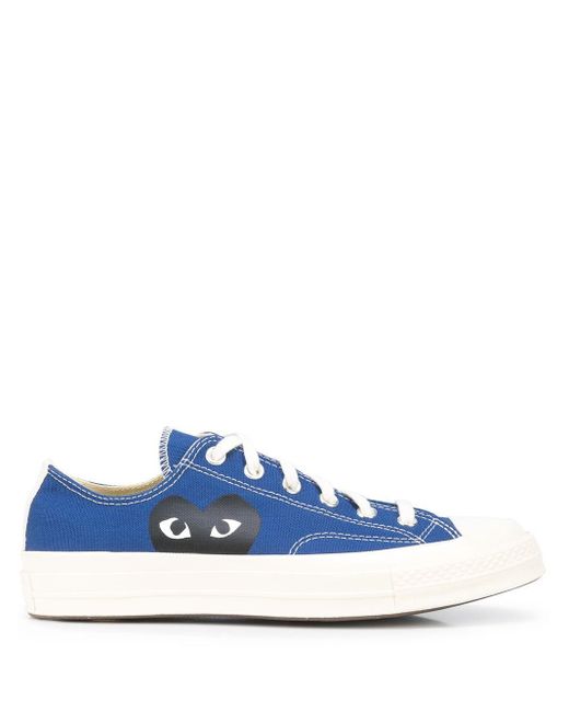 COMME DES GARÇONS PLAY Blue Comme Des Garçons Play X Converse 70s Canvas Low-top Trainers