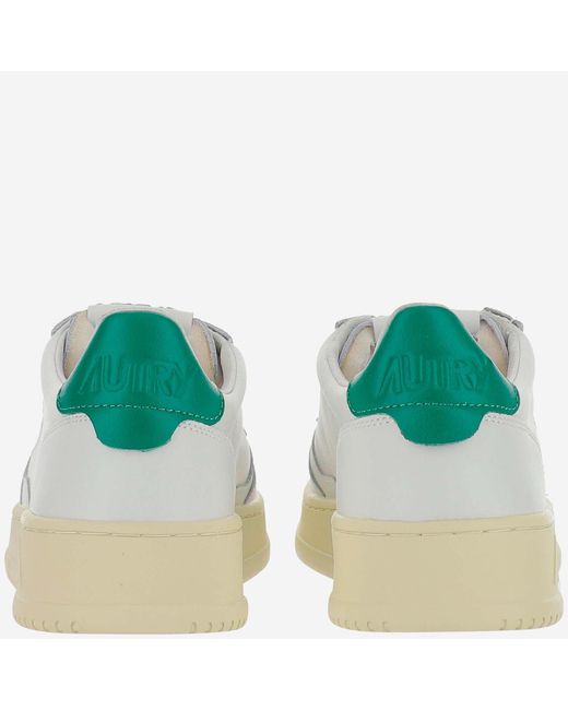 Autry White Medalist Low Sneakers