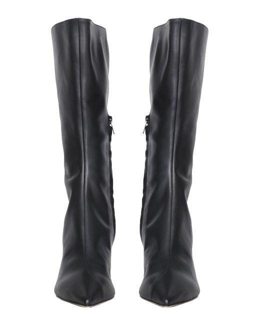 Giannico Black Victoria Boots