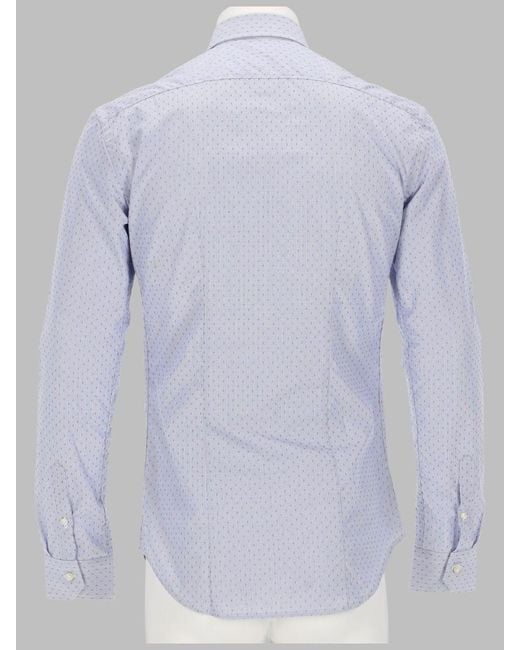 Brian Dales Blue Camicia for men