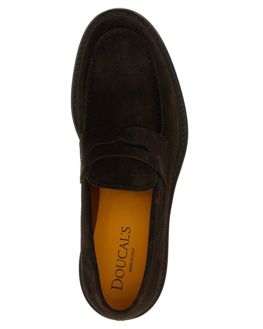 Doucal 's Mocasines de gamuza Doucal's de hombre de color Brown