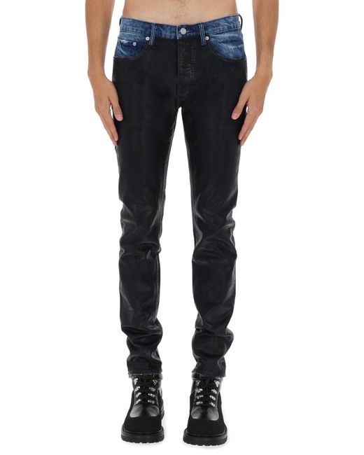 Purple Brand Blue Denim Pants for men