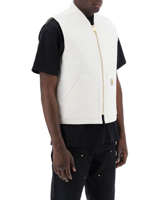 Organic Cotton Classic Vest Carhartt pour homme en coloris White