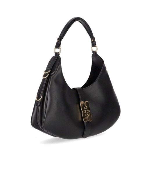 Ganni Black Kat Small Shoulder Bag