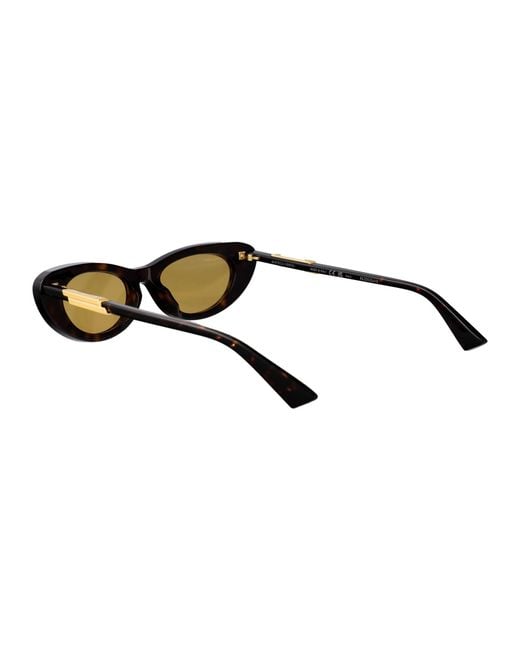 Bottega Veneta Natural Oval Sunglasses Bv1447 S 002