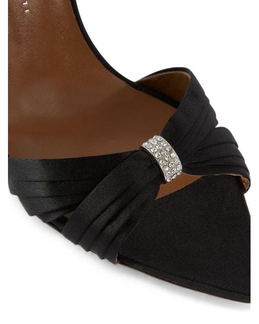 Giuseppe Zanotti Black Lienn Leather Pumps
