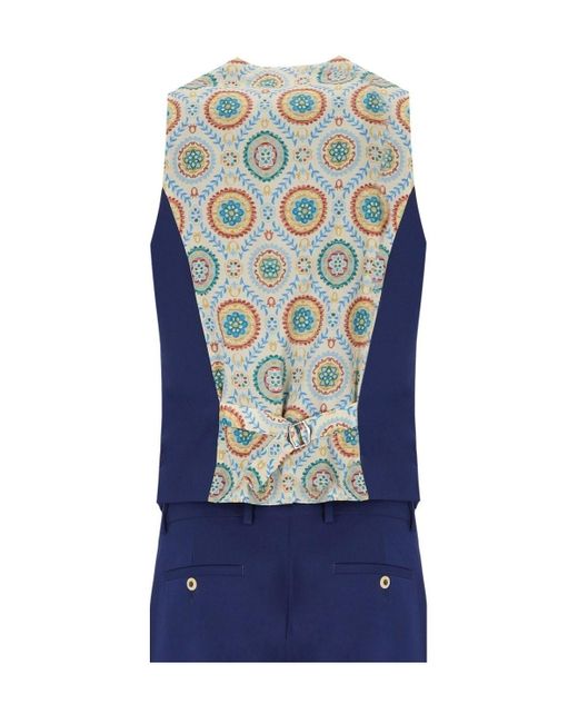 Bob Blue 3 Pieces Suit for men