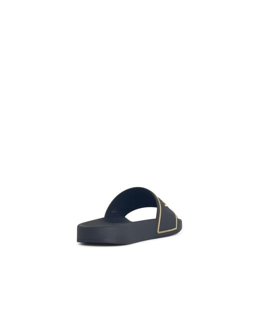 Versace White Rubber Slippers