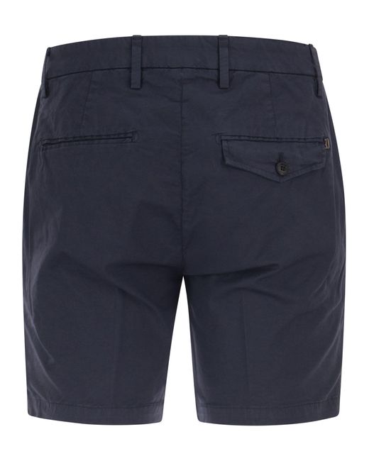 Shorts di cotone Manheim di Dondup in Blue